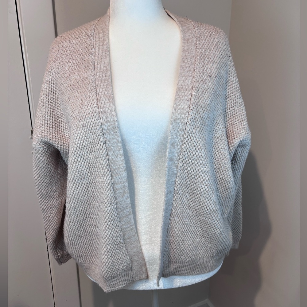Universal Thread Beige Open Front Knit Cardigan Sweater XXL